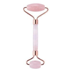 1PC Rose Quartz Face Massage Roller Double Head Slimming Face Massager Lifting Tool Face Anti Wrinkle Removal Massage Roller