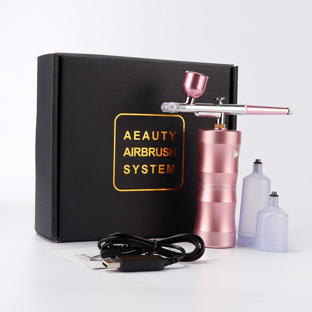 Multi-Purpose Cordless Mini Airbrush Set Spray Pump Gen Pen Air Compressor Kit Portable Air Brush Set Art Painting Spray Model