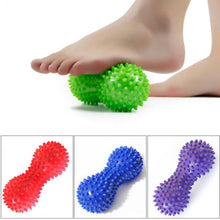 Load image into Gallery viewer, 1PC Peanut Shape Massage Yoga Fitness Ball Relieve Body Stress PVC/EVA Foot Spiky Muscle Massager Ball Foot Massage Ball
