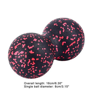 1PC Peanut Shape Massage Yoga Fitness Ball Relieve Body Stress PVC/EVA Foot Spiky Muscle Massager Ball Foot Massage Ball