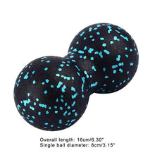 Load image into Gallery viewer, 1PC Peanut Shape Massage Yoga Fitness Ball Relieve Body Stress PVC/EVA Foot Spiky Muscle Massager Ball Foot Massage Ball
