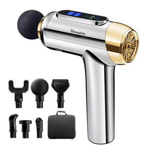 Massage Gun Muscle Relaxation Massager Vibration Fascial Gun Fitness Equipment Noise Reduction Design For Male Female