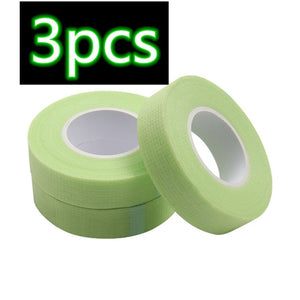 Professional Eyelash Extension Green Tape Breathable Non-woven Cloth Adhesive Medical Paper For False Lashes Patch Makeup Tools