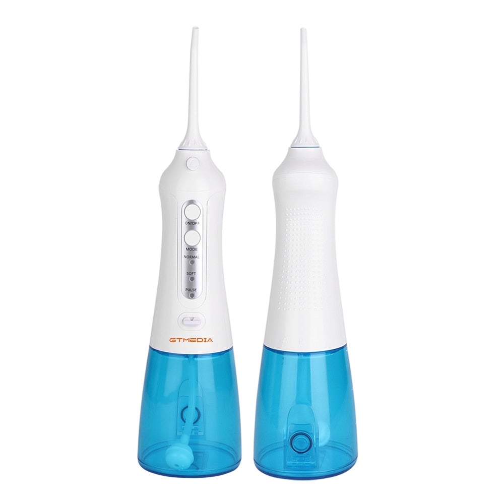 Water Flosser 300ML Cordless Portable Dental Oral Irrigator Teeth Cleaner USB Rechargeable IPX7 Waterproof Gravity Ball